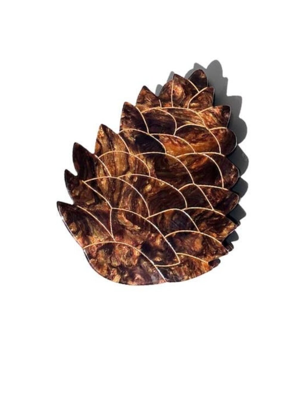 Solar Eclipse Pinecone Hair Claw Clip